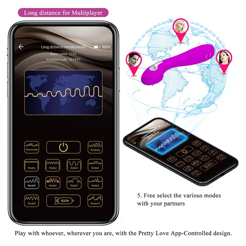 Hector Vibrador con Electroshock y App Rosa - Imagen 7