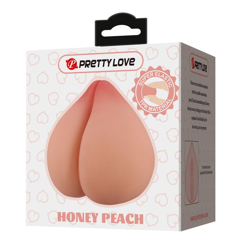 Honey Peach Masturbador Masculino Forma de Melocotón - Imagen 6
