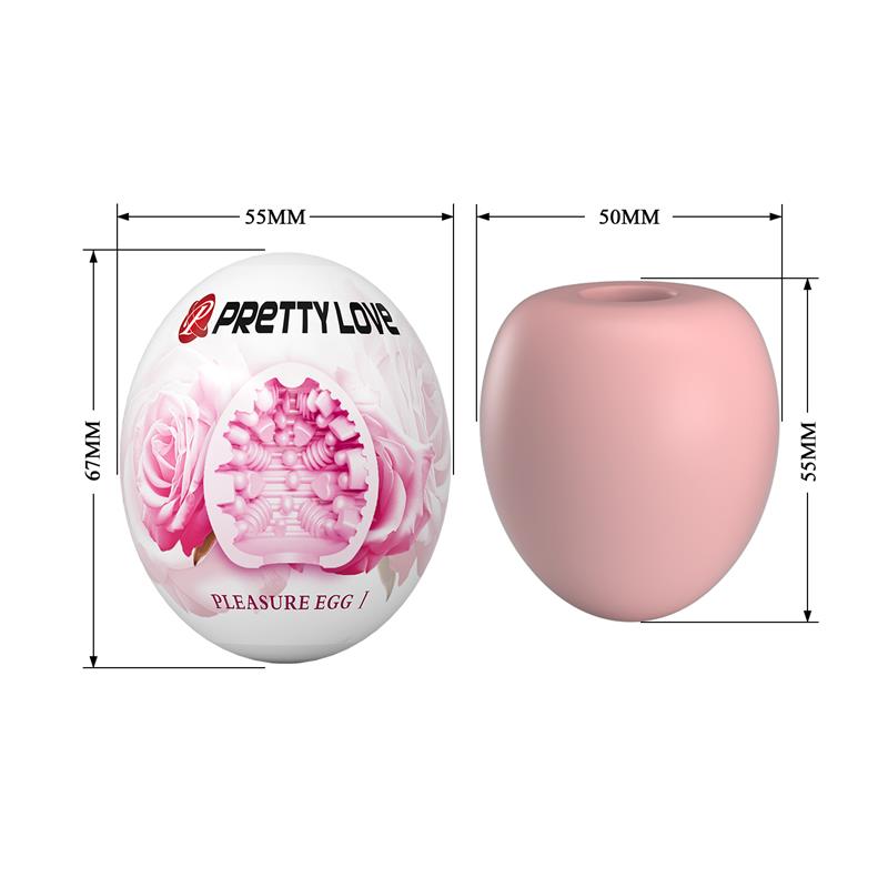 Huevo Masturbador Pleasure Egg I Rosa - Imagen 3