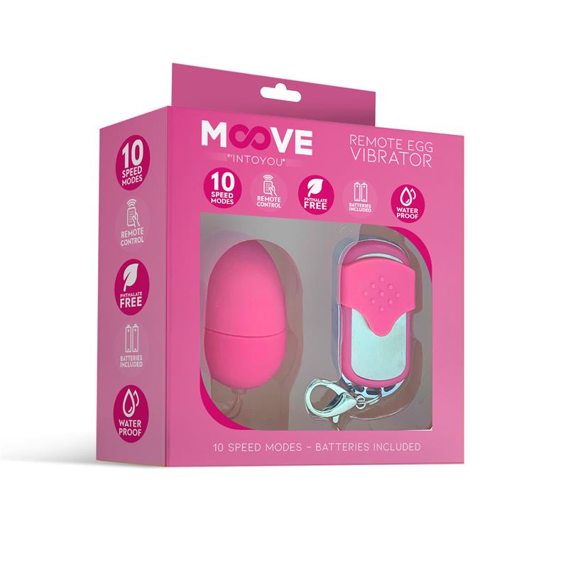 Huevo Vibrador con Control Remoto Mini Rosa - Imagen 4