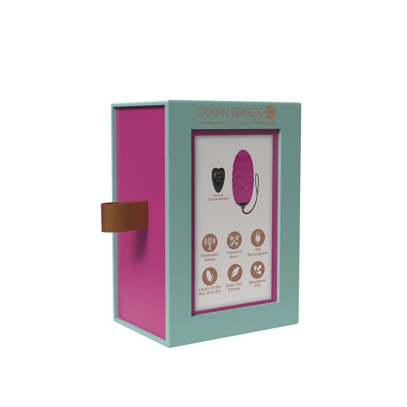 Huevo Vibrador Ocean Breeze 2.0 Control Remoto Rosa - Imagen 4