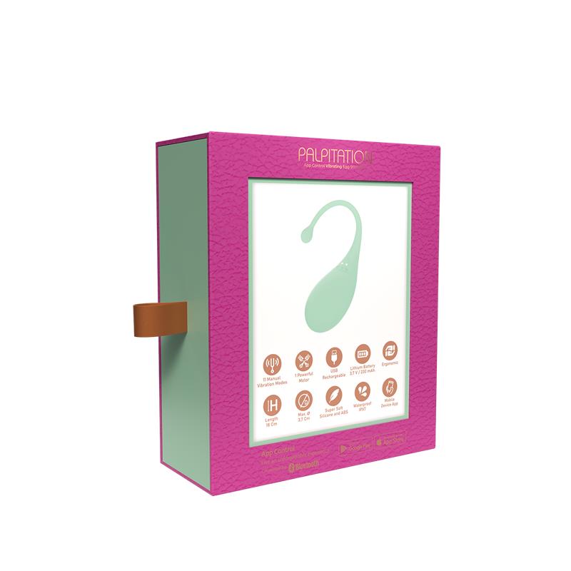 Huevo Vibrador Palpitation Mint con APP - Imagen 3