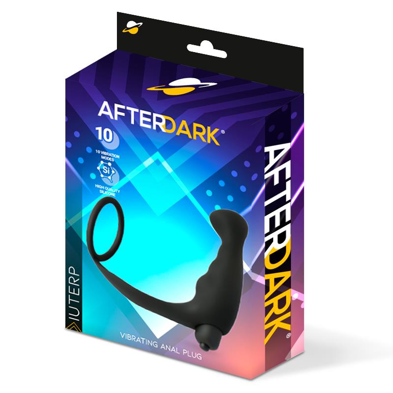 Iuterp Plug Anal con Vibración y Anillo para el Pene - Imagen 3