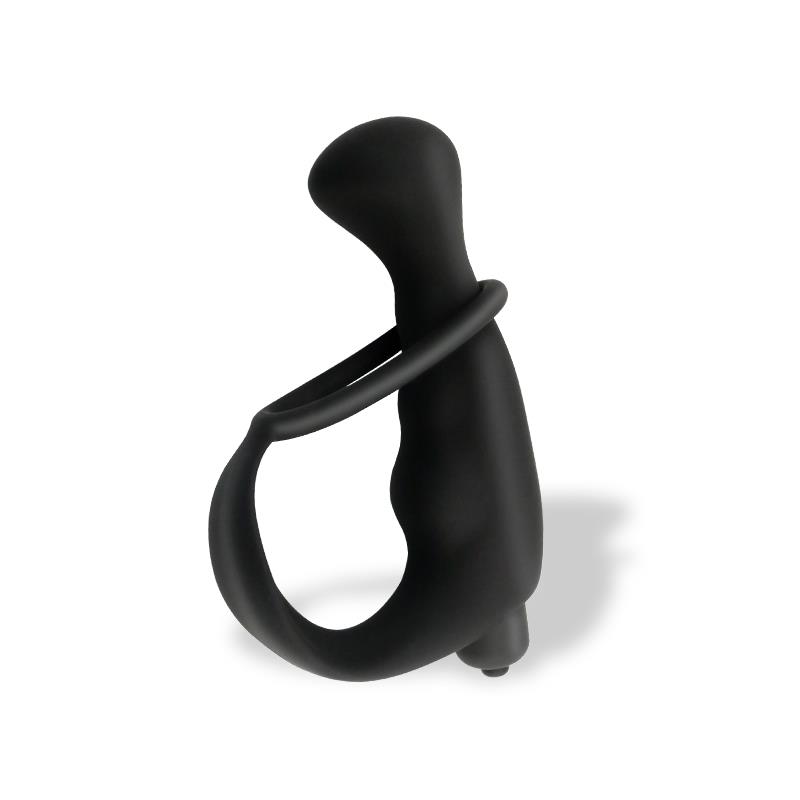 Iuterp Plug Anal con Vibración y Anillo para el Pene - Imagen 4