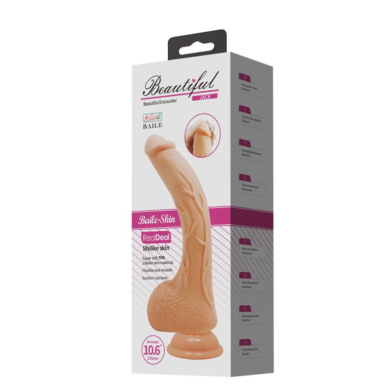 Jack Dildo Realista Flexible 10.6 - Imagen 3