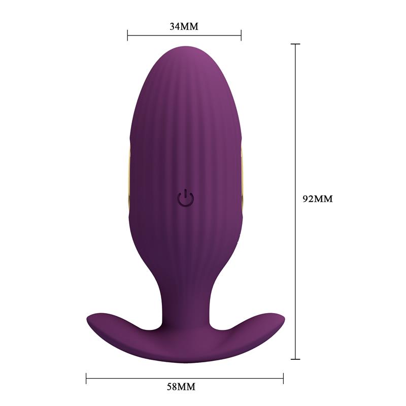 Jefferson Plug Anal con Vibración y Electroshock con APP - Imagen 6
