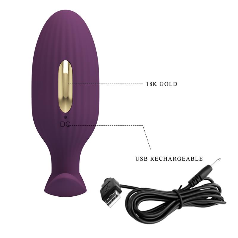 Jefferson Plug Anal con Vibración y Electroshock con APP - Imagen 9
