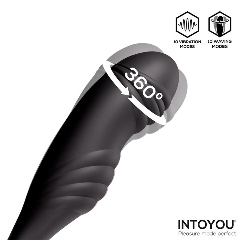 Kamber Plug Anal Vibración y Waving 360º y Estimulador Testículos - Imagen 4
