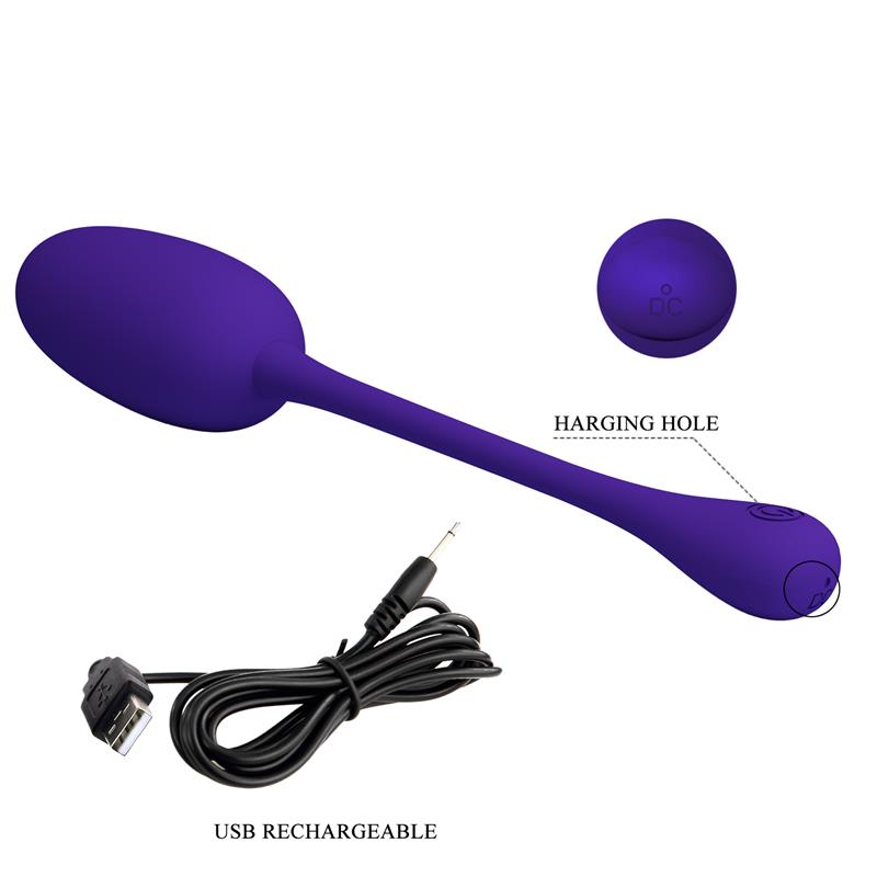 Knucker Huevo Vibrador Púrpura - Imagen 7