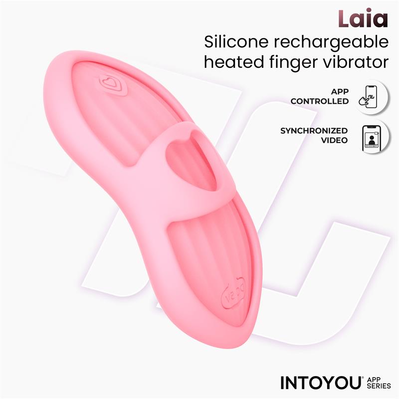 Laia Estimulador de Dedo con Calor y Funda con APP Rosa - Imagen 5