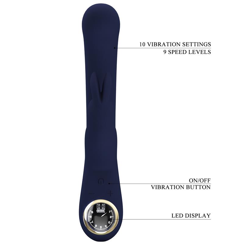 Lamar Vibrador Punto-G Azul Oscuro - Imagen 7