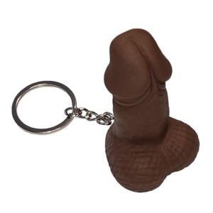 Llavero Silbato Forma de Pene Mulato