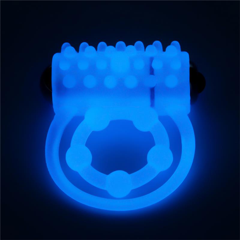 Lumino Play Anillo Vibrador Luz Azul - Imagen 3