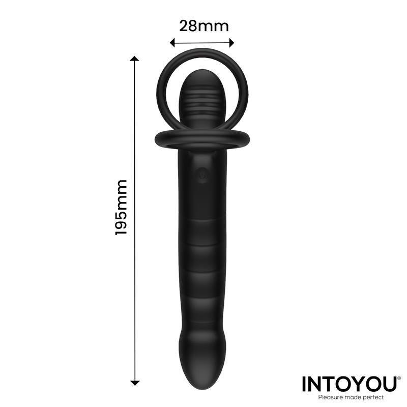 Magnor Dildo con Anillo Doble y Estimulador de Testículos - Imagen 4
