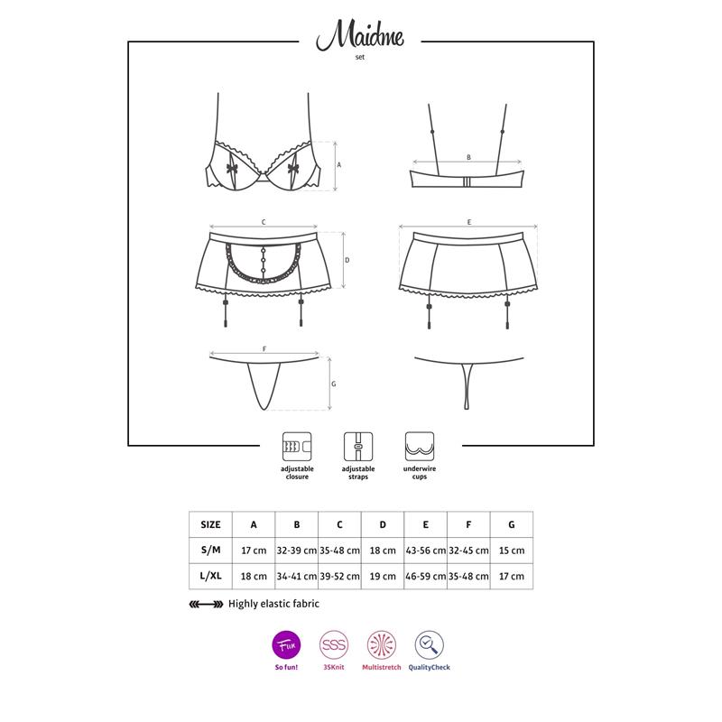 Maidme Disfraz 5 Piezas - Imagen 3