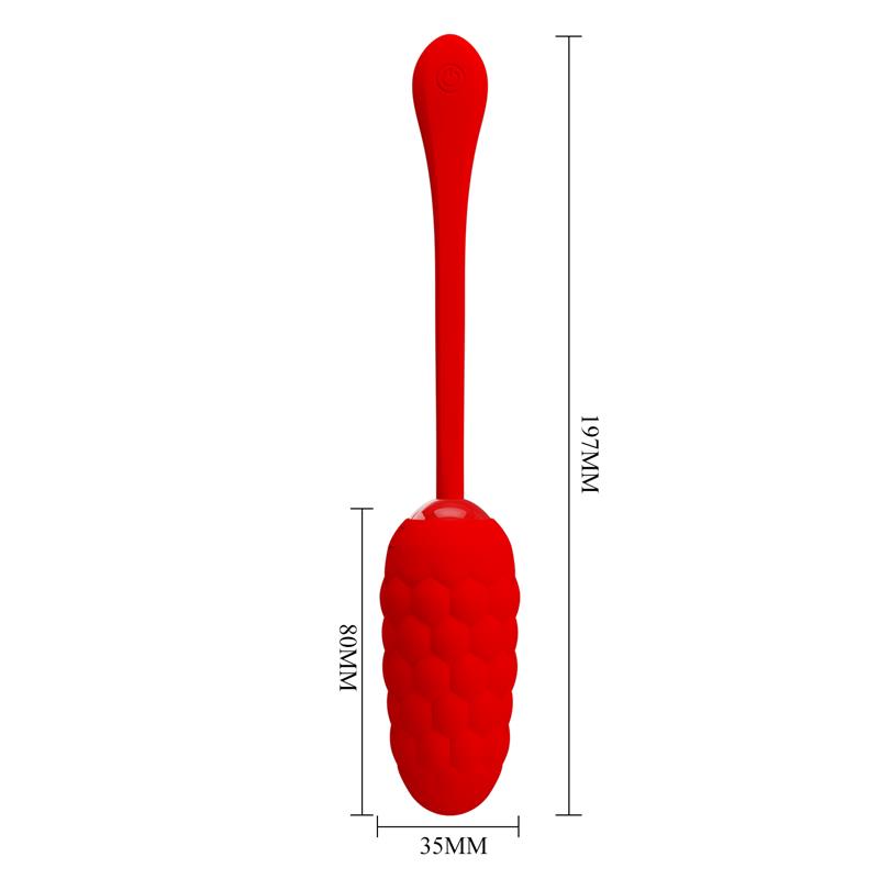 Marina Huevo Vibrador Rojo - Imagen 3