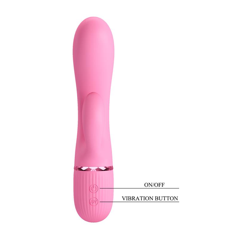 Marski Vibrador con Rabbit Punto G Rosa - Imagen 3