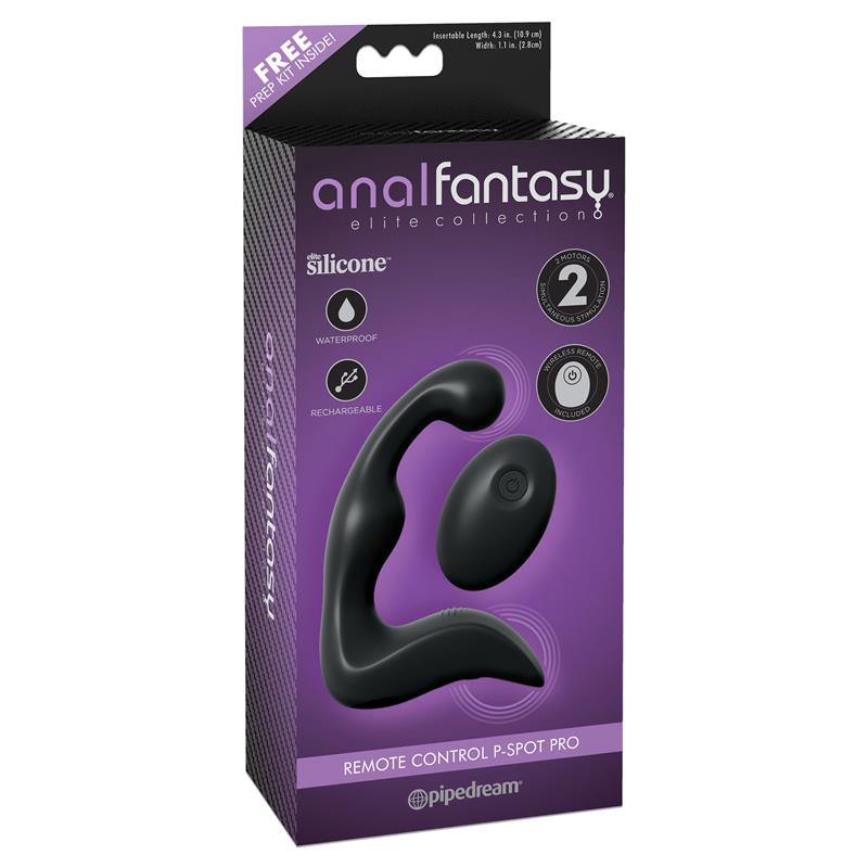 Masajeador Prostático con Vibración Negro - Imagen 4