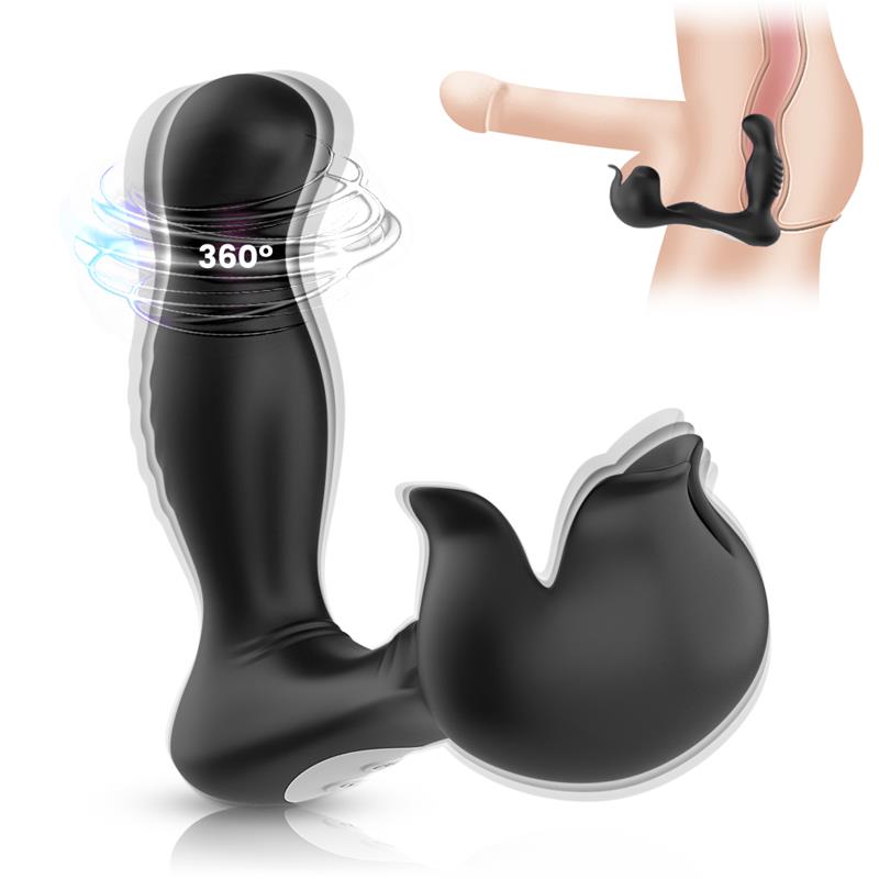 Masajeador Prostático Rotación 360º Estimulación Testiculos - Imagen 7