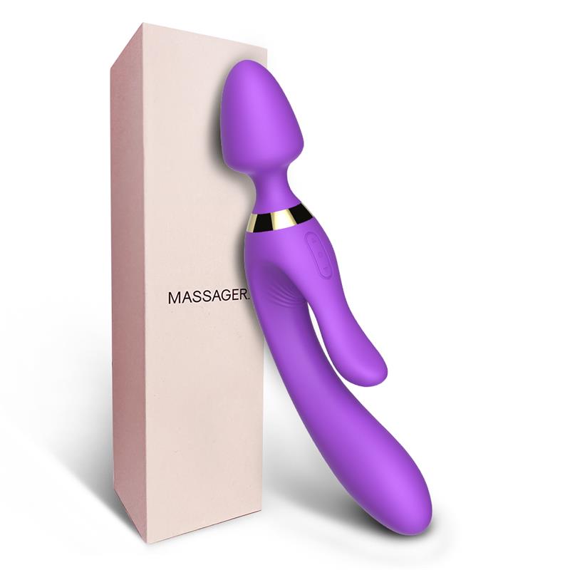 Masajeador y Vibrador Púrpura - Imagen 6