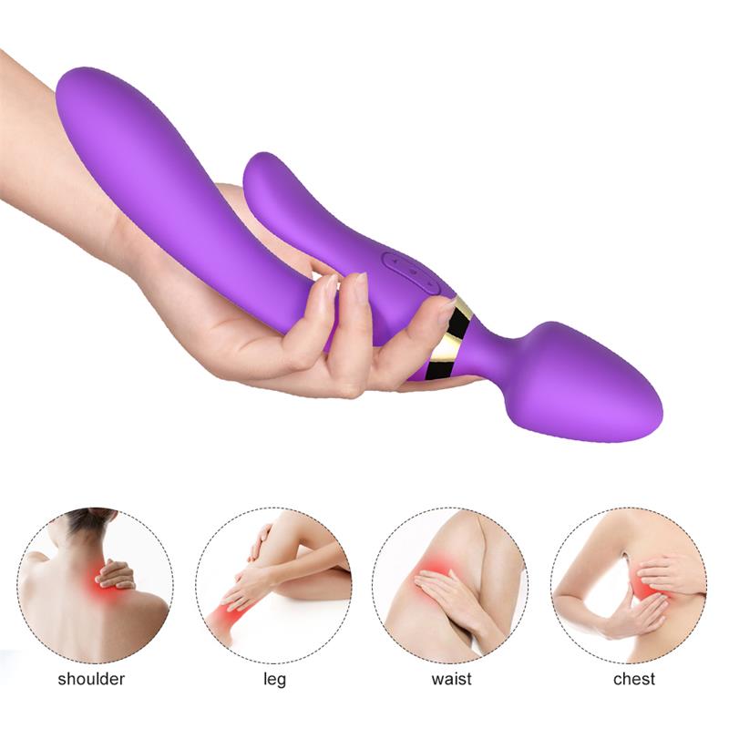 Masajeador y Vibrador Púrpura - Imagen 7