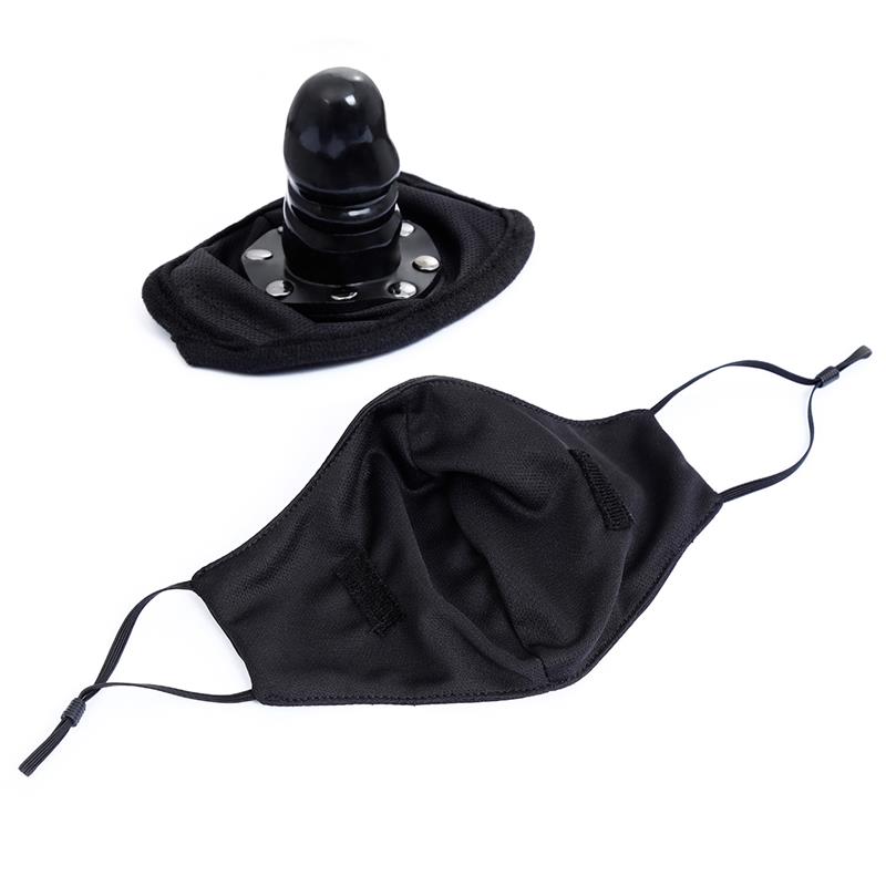 Mascarilla con Accesorio de Dildo Desmontable - Imagen 6