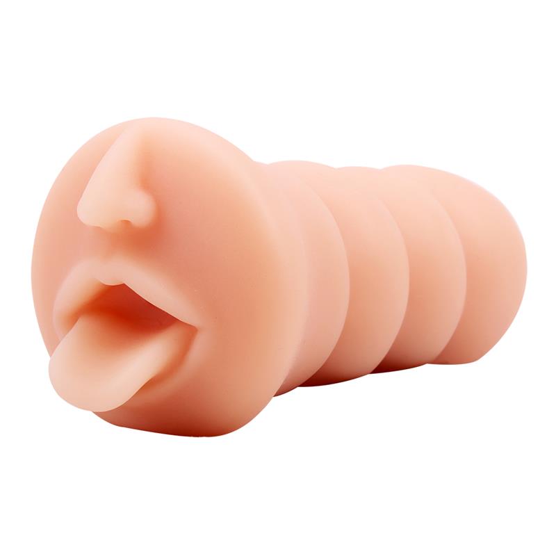 Masturbador Abby Sensual T-Skin 15 cm Natural - Imagen 4