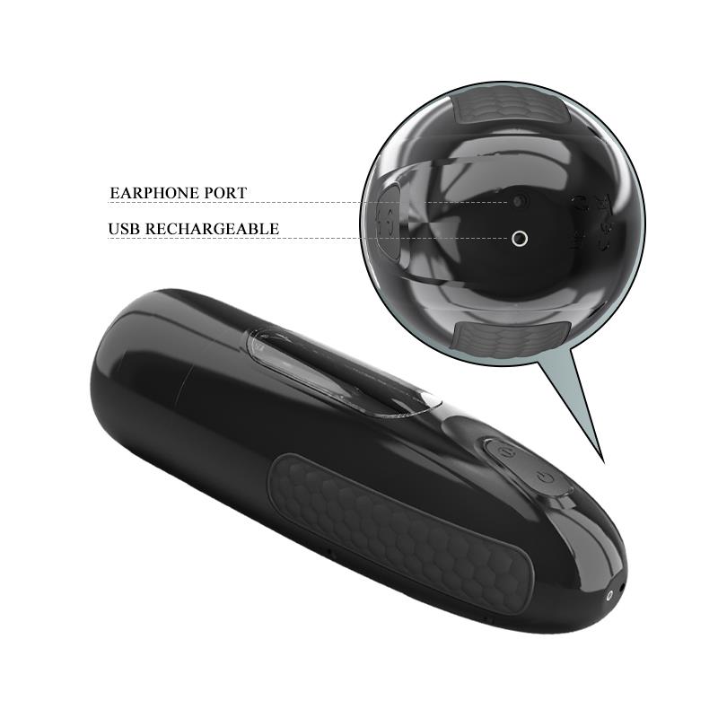 Masturbador Automático Marlos con Vibración y Movimiento USB - Imagen 4