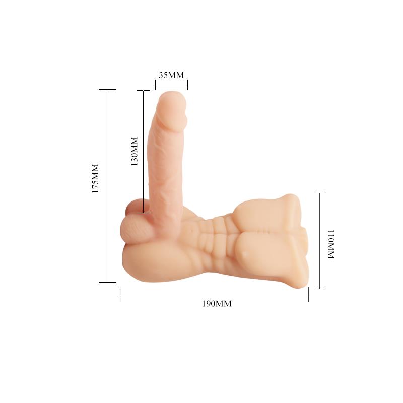 Masturbador Bigger Man Color Natural - Imagen 3