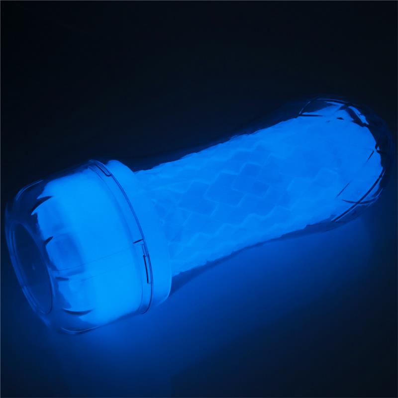 Masturbador Masculino Lumino Luz Azul - Imagen 8