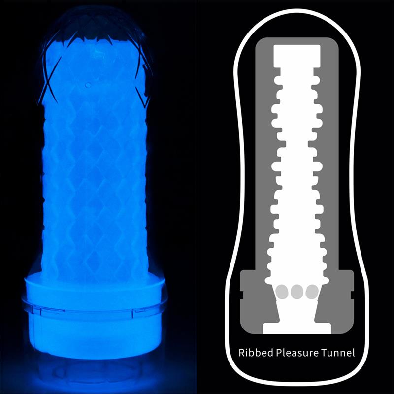 Masturbador Masculino Lumino Luz Azul - Imagen 3