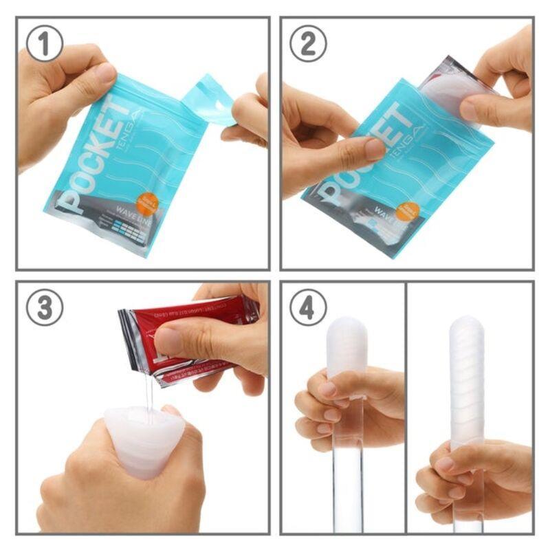 Masturbador Pocket Wave Line - Imagen 3