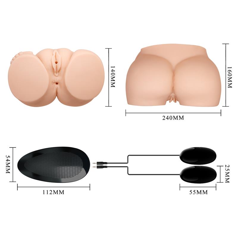 Masturbador Vagina y Ano con Vibración - Imagen 3