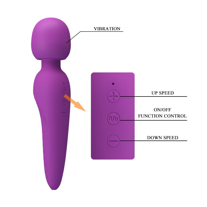 Meredith Masajeador USB Violeta - Imagen 5