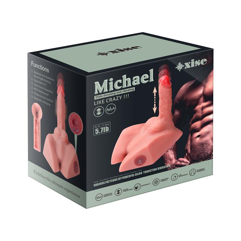 Michael Masturbador con Vibración y Thrusting 2.57 kg - Imagen 3
