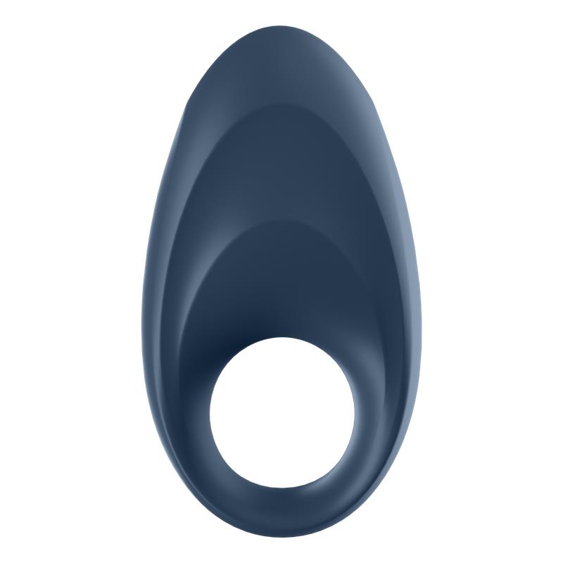 Mighty One Anillo Vibrador con APP Azul - Imagen 5