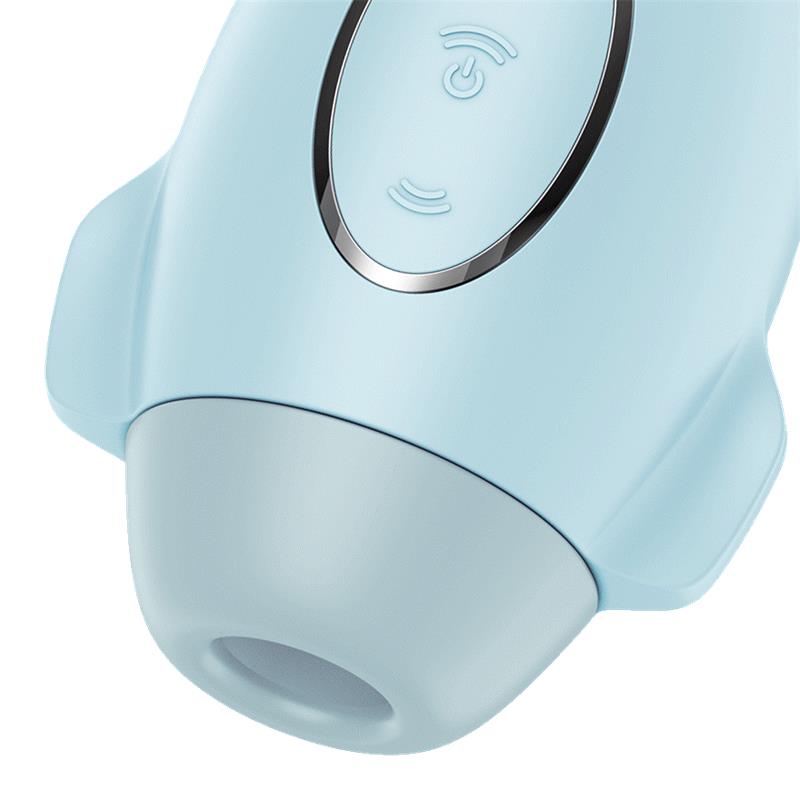 Mission Control Succionador y Vibrador Azul - Imagen 4