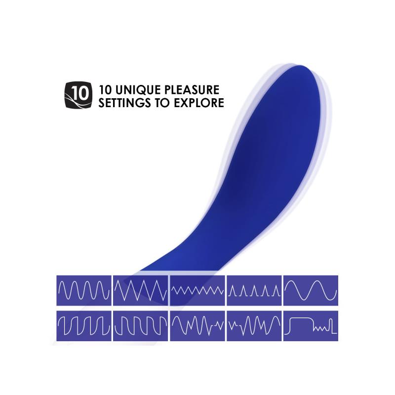 MONA WAVE Vibrador Punto G Azul MediaNoche - Imagen 4