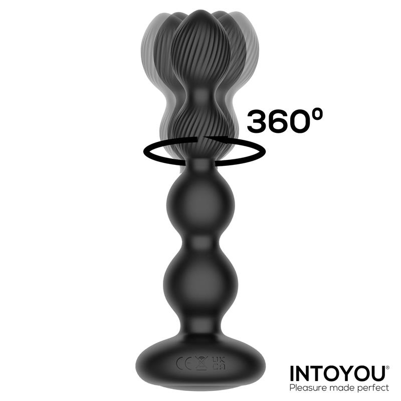 Mouve Plug Anal con Waving y Vibración con Control Remoto 2 Motores - Imagen 5