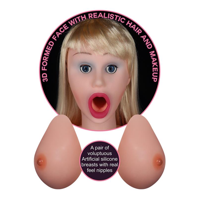 Muñeca Inflable Boobie Super Love Doll - Imagen 6