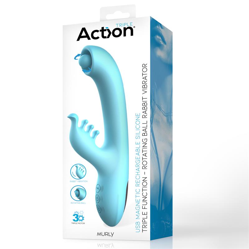 Murly Soft Massaging Ball 360º con Vibración Doble - 3 Motores - Imagen 4