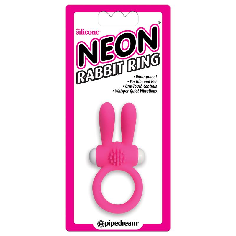 Neon Anillo Rabbit Color Rosa - Imagen 3