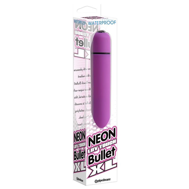 Neon Bala Vibradora XL Luv Touch Púrpura - Imagen 3