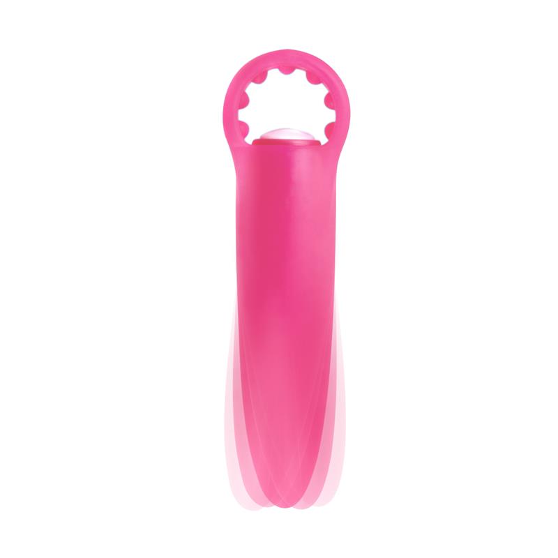 Neon Mini Vibrador Lil Finger Rosa - Imagen 3
