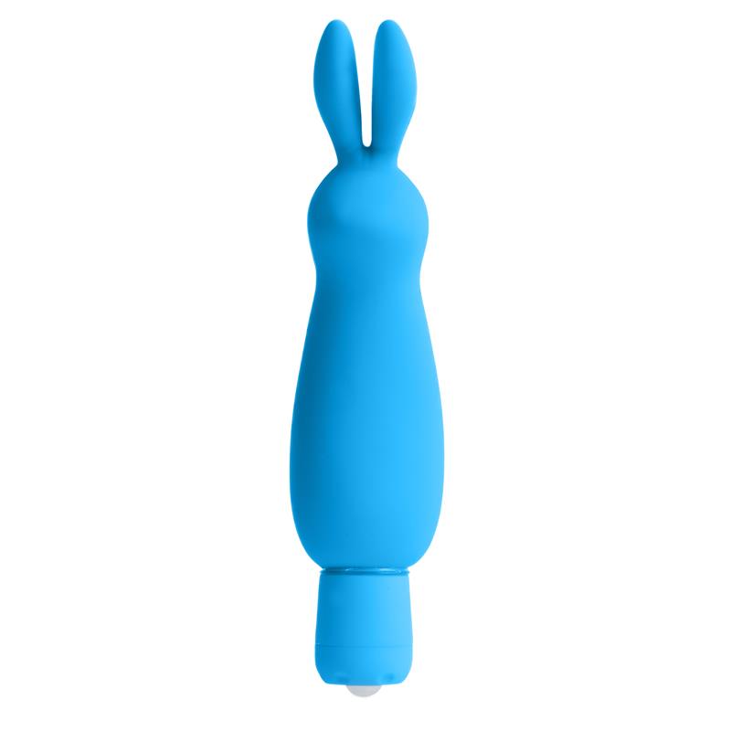 Neon Mini Vibrador Luv Bunny Azul - Imagen 5