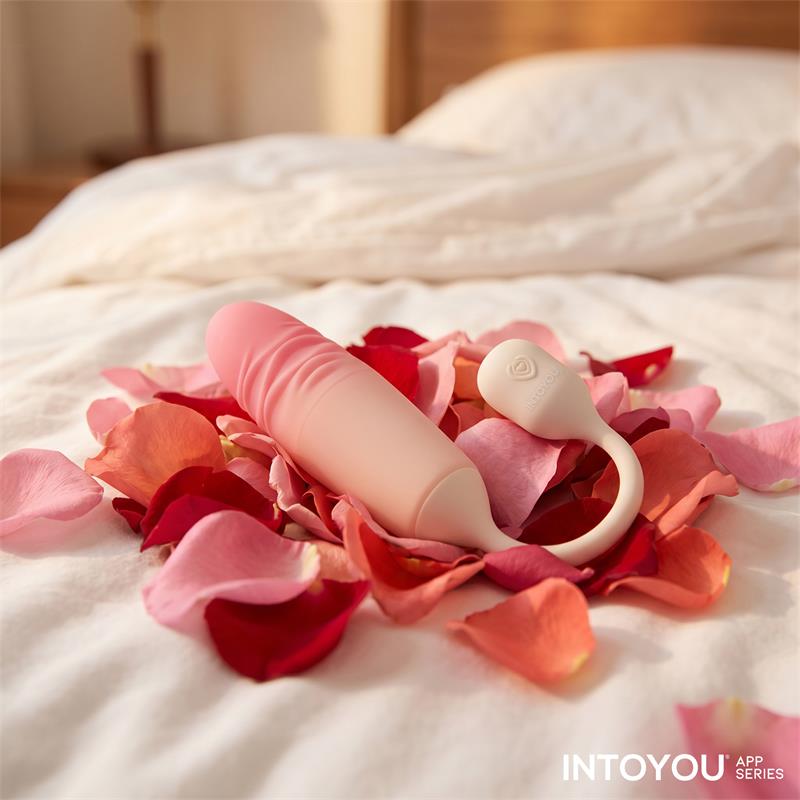 NexEgg Motion Huevo Vibrador con Thrusting App Beige/Rosa - Imagen 6