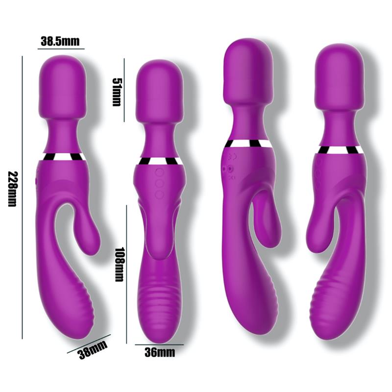 No. Fifteen Vibrador y Masajeador 3 Motores Independientes - Imagen 3