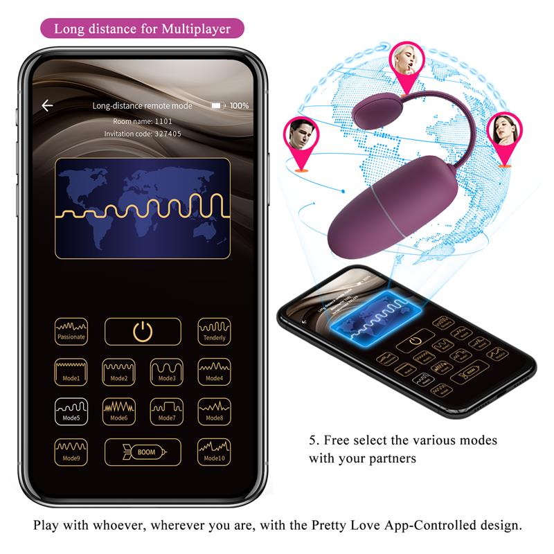 Nymph Huevo Vibrador con APP - Imagen 6