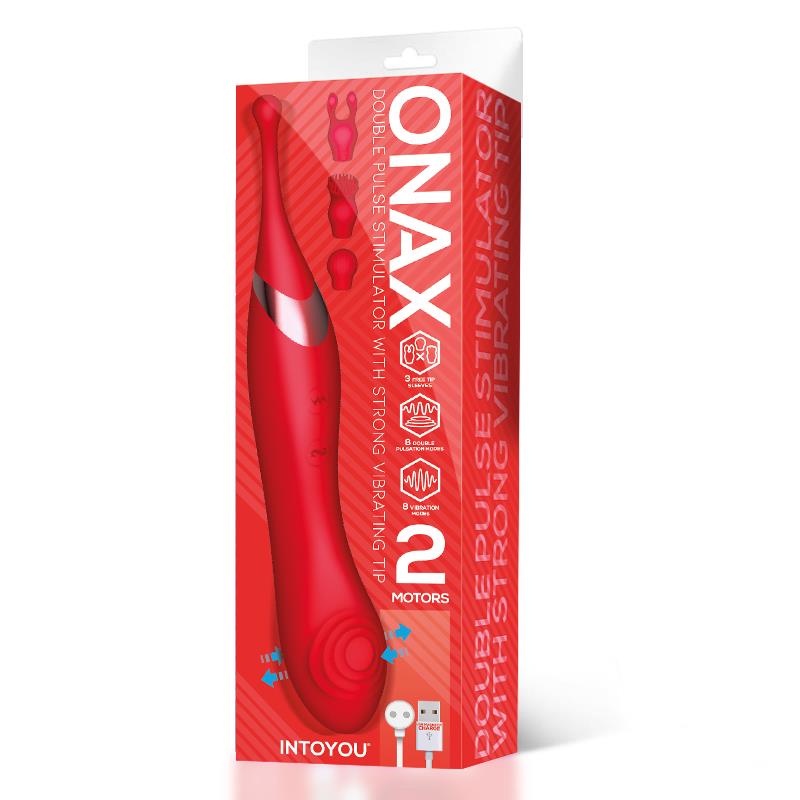 Onax Estimulador Doble Vibrador de Punto y Doble Pulsación USB - Imagen 9