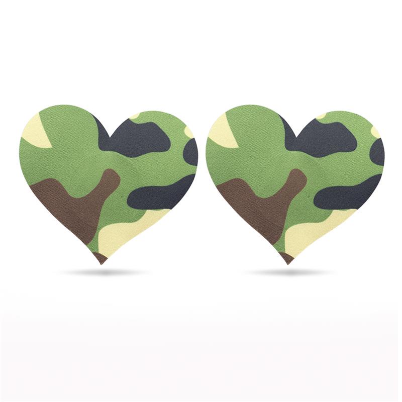 Pack Pezoneras Estrella y Corazón Camuflaje - Imagen 4